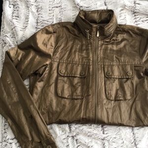 NWOT Michael Kors metallic jacket